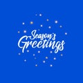 Origami lettering of Season s Greetings