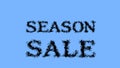 Season Sale smoke text effect sky isolated background