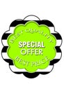 Season sale special best quality offer button web icon