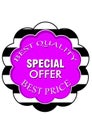 Season sale special best quality offer button web icon