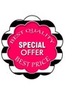 Season sale special best quality offer button web icon