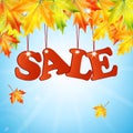 Seasonal autumn sale