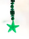 Christmas Handmade Glass Ornament shaped like a star