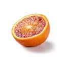 Blood orange - `tarocco` with leaves