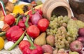 Seasonal fruits and vegetables Royalty Free Stock Photo