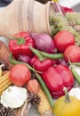 Seasonal fruits and vegetables Royalty Free Stock Photo