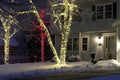 Seasonal house outdoor decoration.