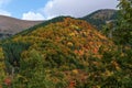 A festival of colors in the Pyrenean mountains at Torla Royalty Free Stock Photo