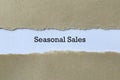 Seasonal sales on paper