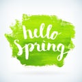 Seasonal spring sales begins business adverisement background