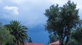 Seasonal stormy summer weather Gauteng South Africa