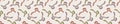 Seasonal Winter Warmer Knitted Scarf Seamless Border Pattern. Holiday background. Hand Drawn Fringe. Isolated Flat Color