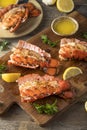 Seasoned Baked Lobster Tails Royalty Free Stock Photo