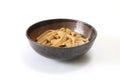 Seasoned bamboo shoots that is chinese food in a bowl