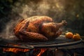 Seasoned juicy chicken. Generate Ai