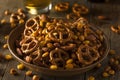 Seasoned Pub Snack Mix Royalty Free Stock Photo