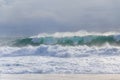 Seastorm with beautiful waves Royalty Free Stock Photo