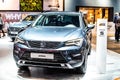 Seat Ateca at Brussels Motor Show, compact crossover vehicle CUV manufactured by Spanish automaker SEAT