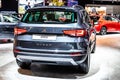 Seat Ateca at Brussels Motor Show, compact crossover vehicle CUV manufactured by Spanish automaker SEAT