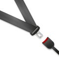 Seat Belt icon isolated on white background. Safety of movement on car, airplane. Protection driver and passengers Royalty Free Stock Photo