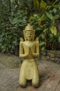 Seat Buddha statue Royalty Free Stock Photo