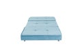 seat cozy blue bed sofa pouf bed