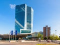 Seat of the European Central Bank (ECB) in Frankfurt am Main, Germany Royalty Free Stock Photo