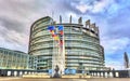 Seat of the European Parliament in Strasbourg, France Royalty Free Stock Photo