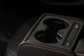 Seat heater button on the armrest Royalty Free Stock Photo