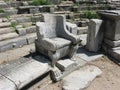 A seat of honor from the Greek theater at Priene