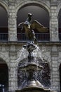 Fountaint in courtyard of National Palace, Mexico City Historical Center. This Palace is located on the Plaza de la ConstituciÃÂ³n. Royalty Free Stock Photo