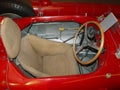 Seat of old red car - Formula 1