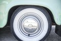 Seat 600 restored with whitewall tire