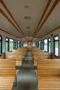 Seat rows in old passenger car