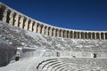 Seat rows in the Roman theatre in Aspendos