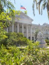 Seat of Santiago of the National Congress of Chile, in the center of Santiago de Chile. Chile. Royalty Free Stock Photo