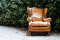 Seat in snow