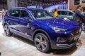 SEAT Tarraco car at the 89th Geneva International Motor Show. Geneva, Switzerland - March 6, 2019