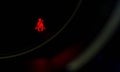 Seatbelt warning light Royalty Free Stock Photo