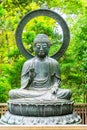 Seated Bronze Buddha on Lotus at San Francisco Japanese Garden