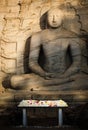 Seated Buddha, Gal Vihara, Polonnaruwa, Sri Lanka Royalty Free Stock Photo