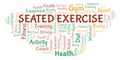 Seated Exercise word cloud