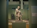 Seated Maiden old roman marble statue