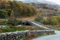 Seathwaite Bridge over River Duddon, Lake District, Cumbria, England, UK