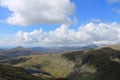 Seathwaite Tarn Panorama Royalty Free Stock Photo