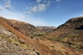 Seathwaite valley with Grange Fell back foreground