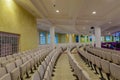 Seating arrangement on the ground floor of the new Auditorium of Deeper Life Bible Church Gbagada Lagos Nigeria Royalty Free Stock Photo