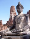 Seating Buddha image in Ayutthaya