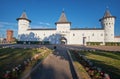 The Seating courtyard in the Tobolsk Kremlin. Tobolsk. Tyumen Oblast. Russia