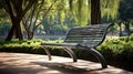 seating metal bench